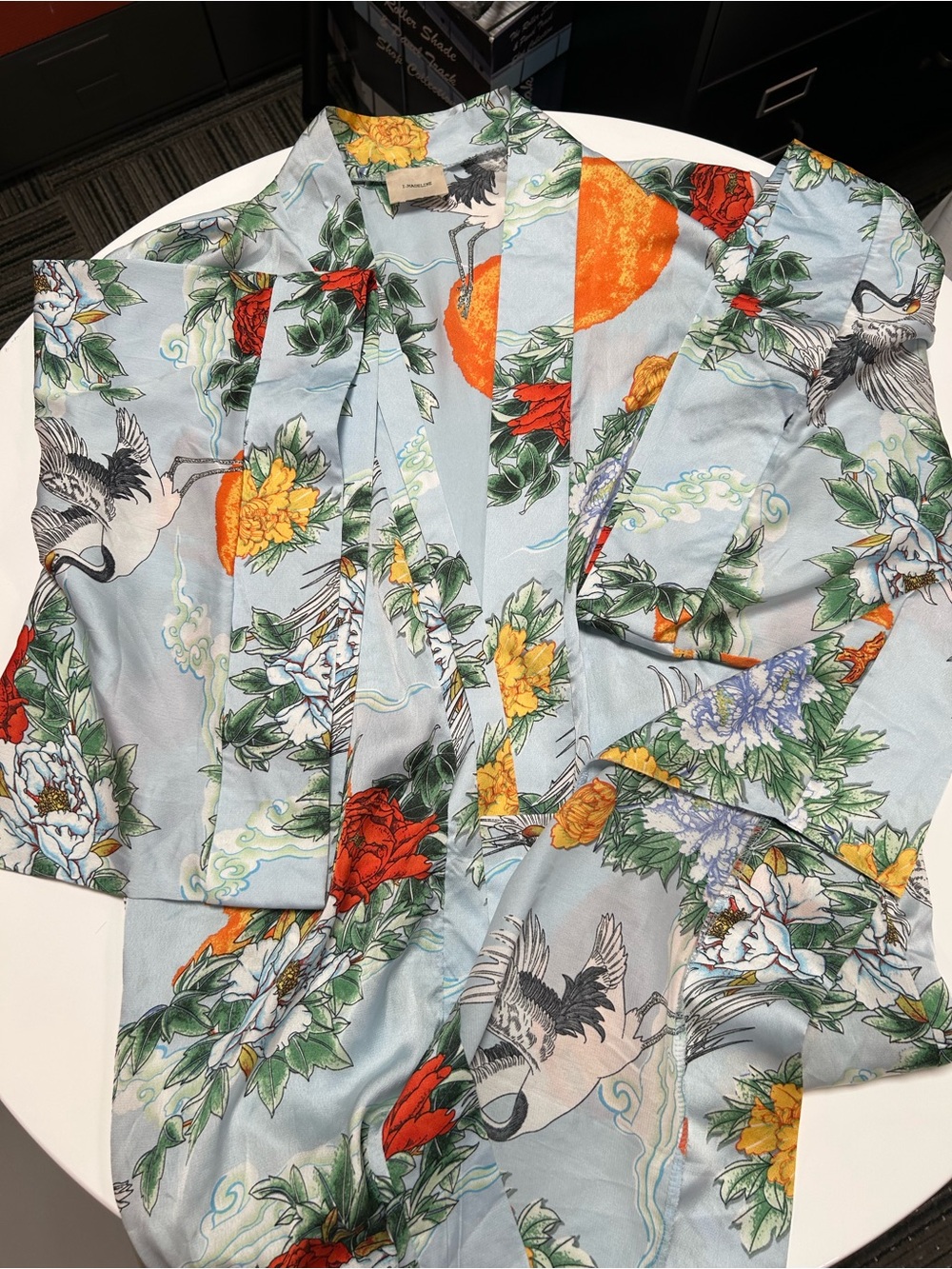 I. Madeline floral kimono size small